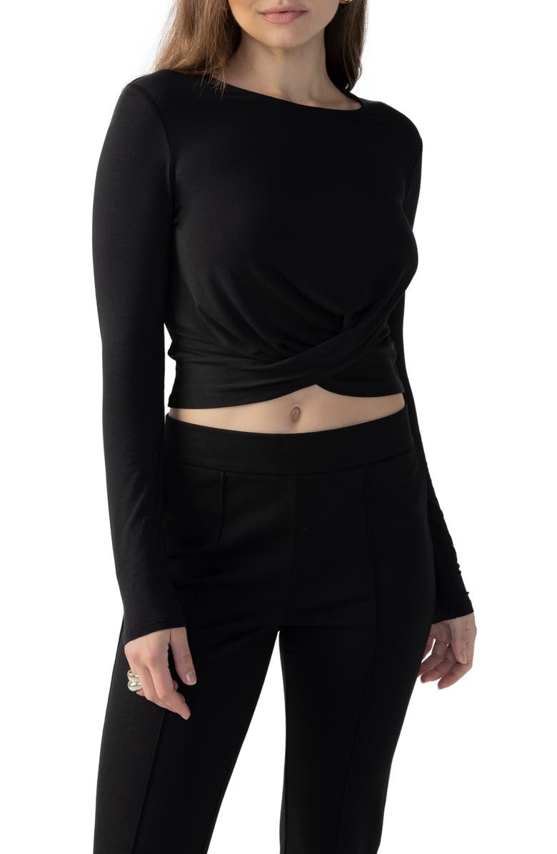 Sanctuary Keep It Sleek Knit Top, Alternate, color,