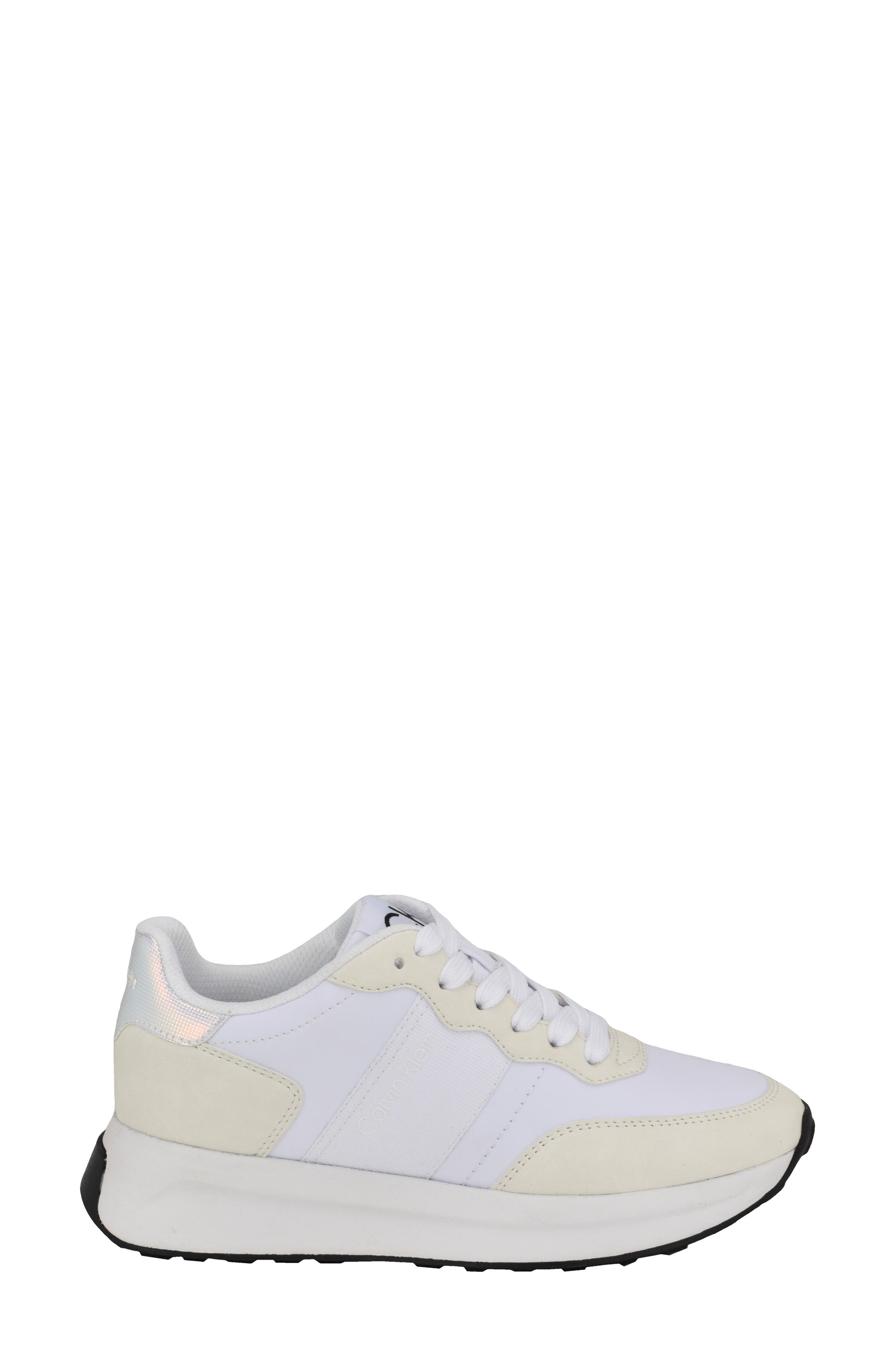 Hallie Wedge Sneaker, Alternate, color, WHITE