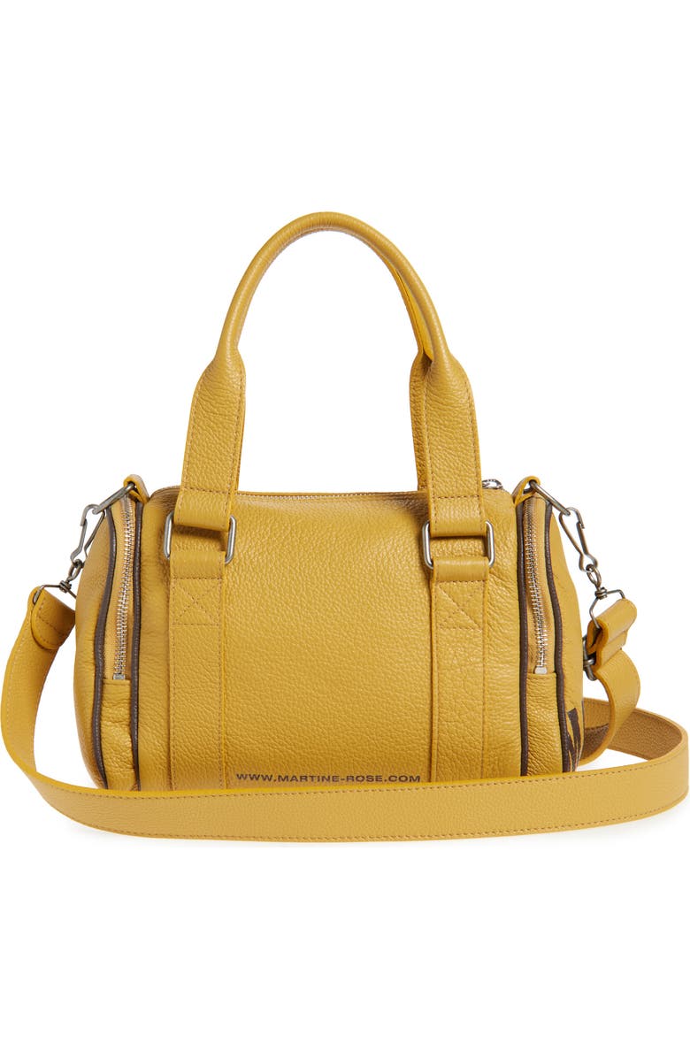 Martine Rose Galaxy Leather Top Handle Bag, Alternate, color, Yellow Mustard