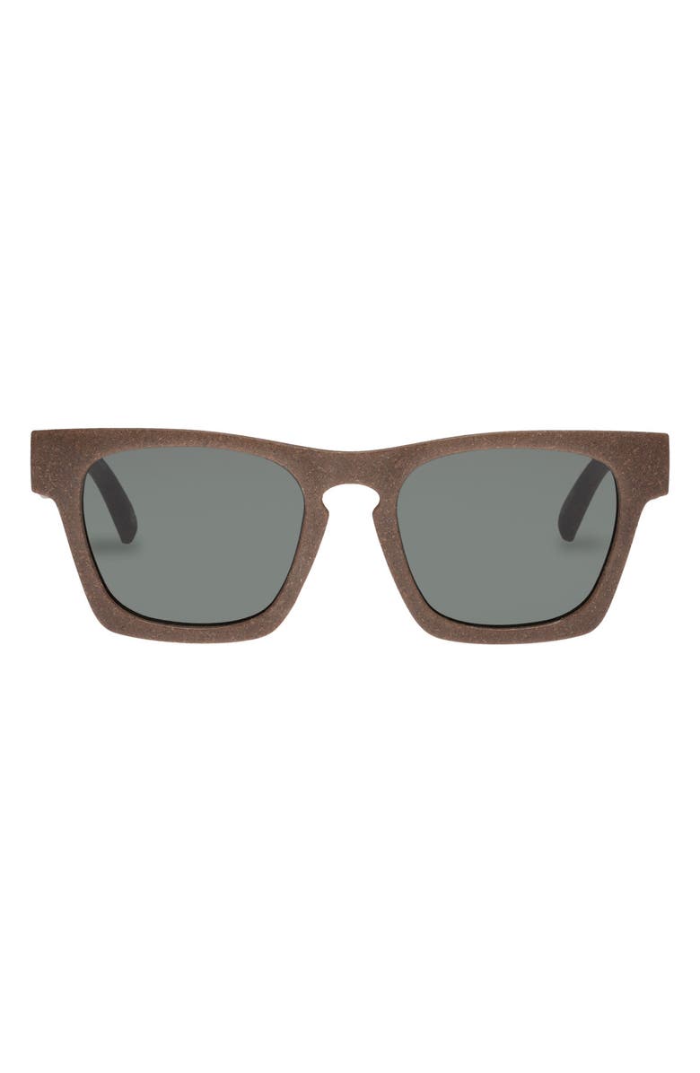 Le Specs Whiptrash 52mm Round Sunglasses, Main, color, Brown / Khaki Mono