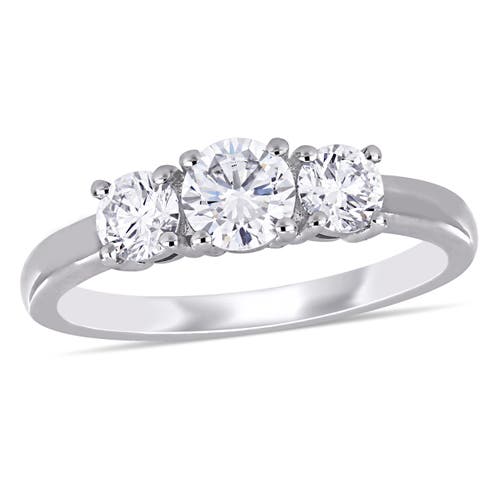 Julianna B. 1 CTW Lab-Grown Diamond 3-Stone Ring 14k in White Gold  product