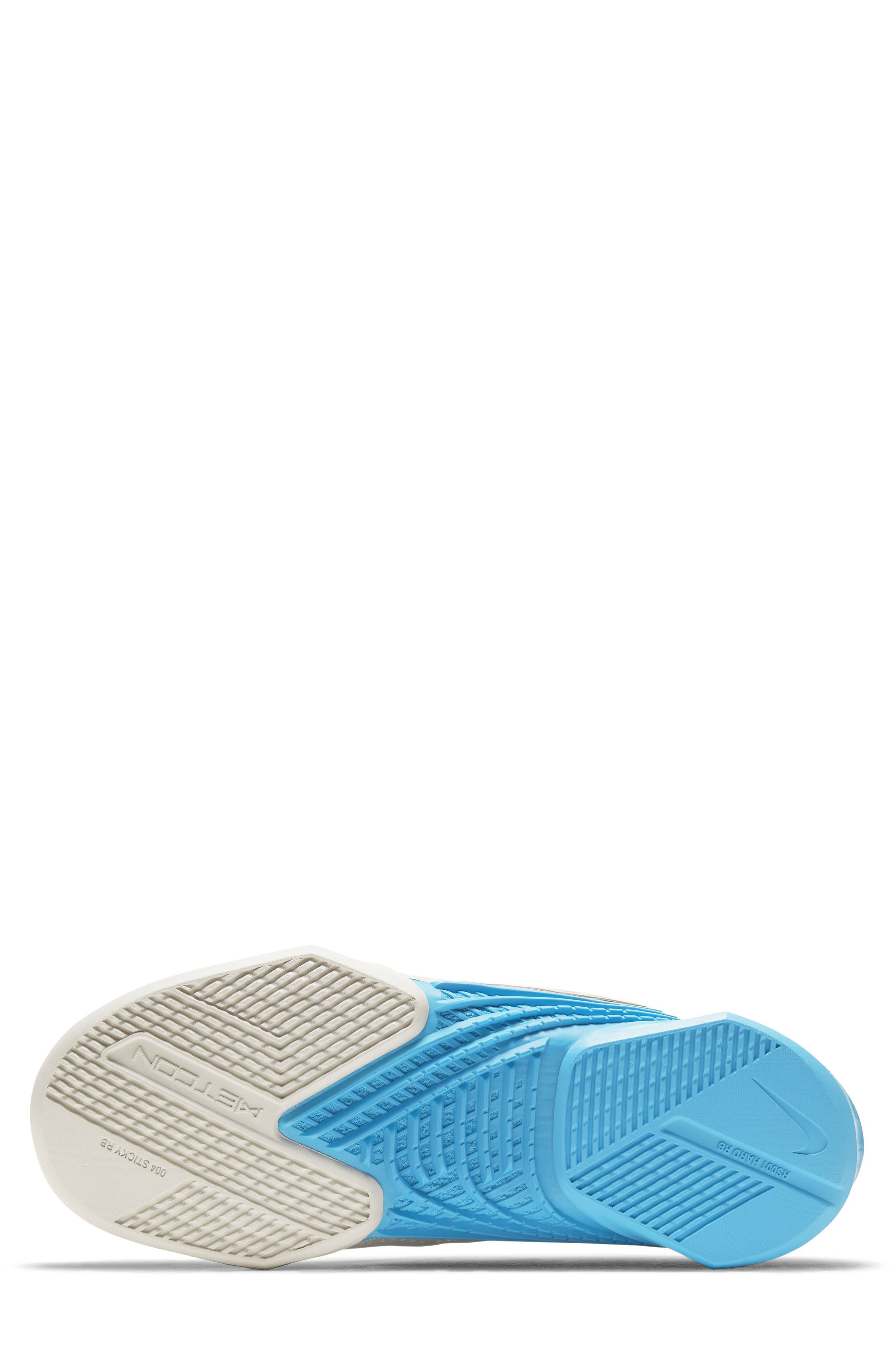 React Metcon Turbo Training Shoe, Alternate, color, BONE/ BLUE/ BLACK/ RED