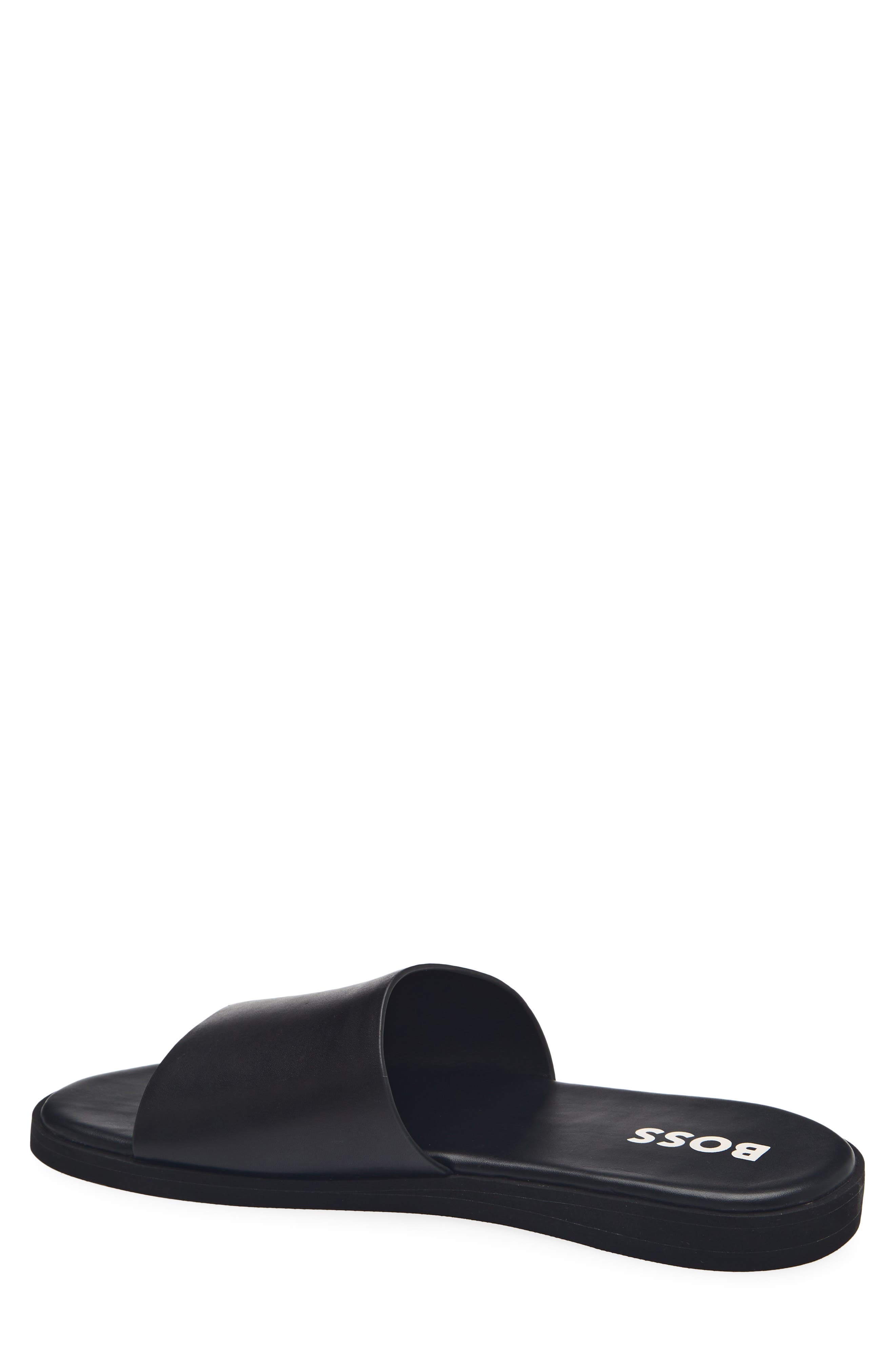 BOSS Darrel Slide Sandal, Alternate, color, Black