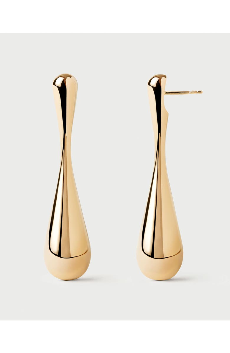 PDPAOLA Glacier earrings, Main, color, Gold