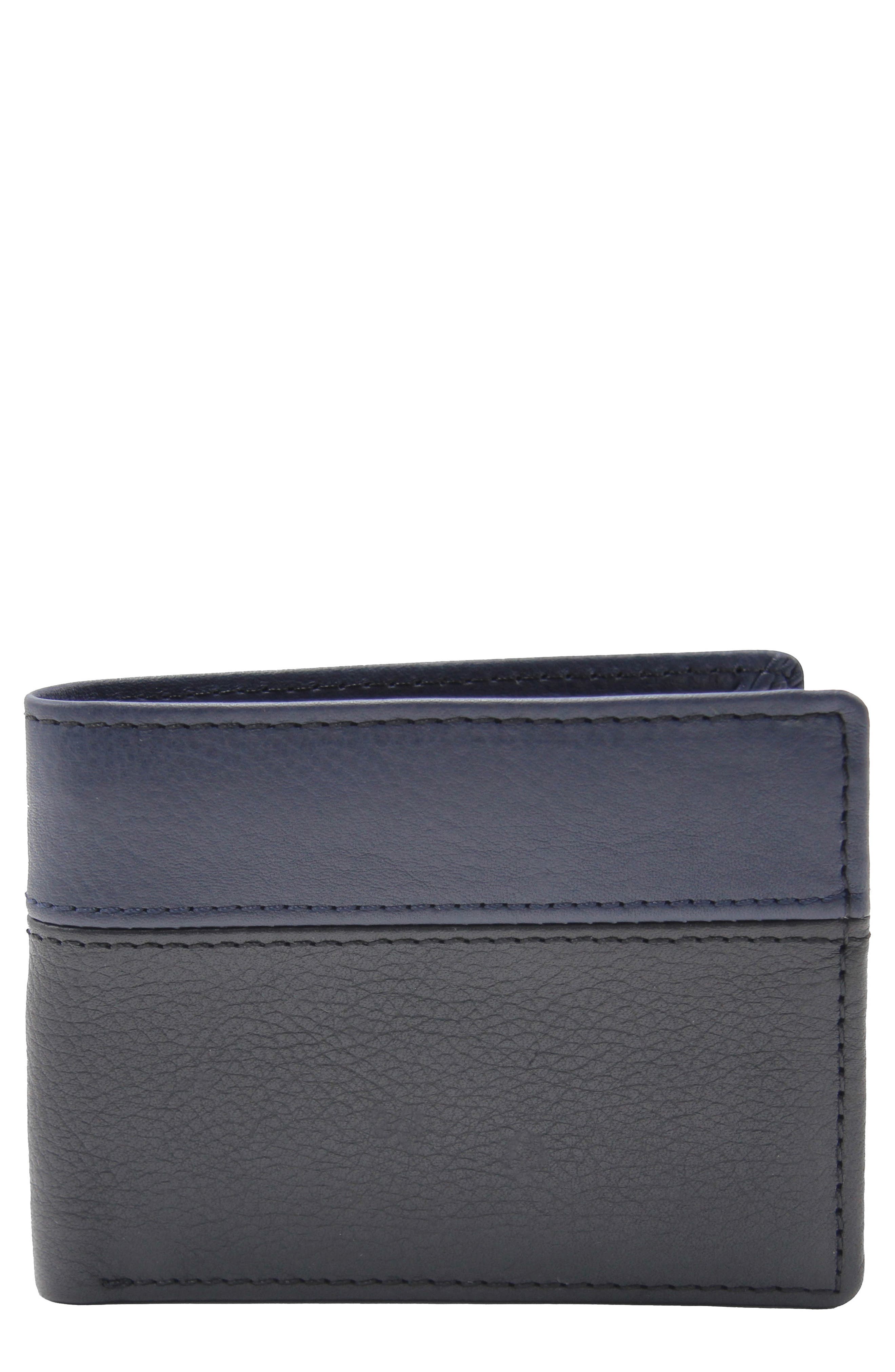 Robert Graham Two Tone Bifold Leather Wallet