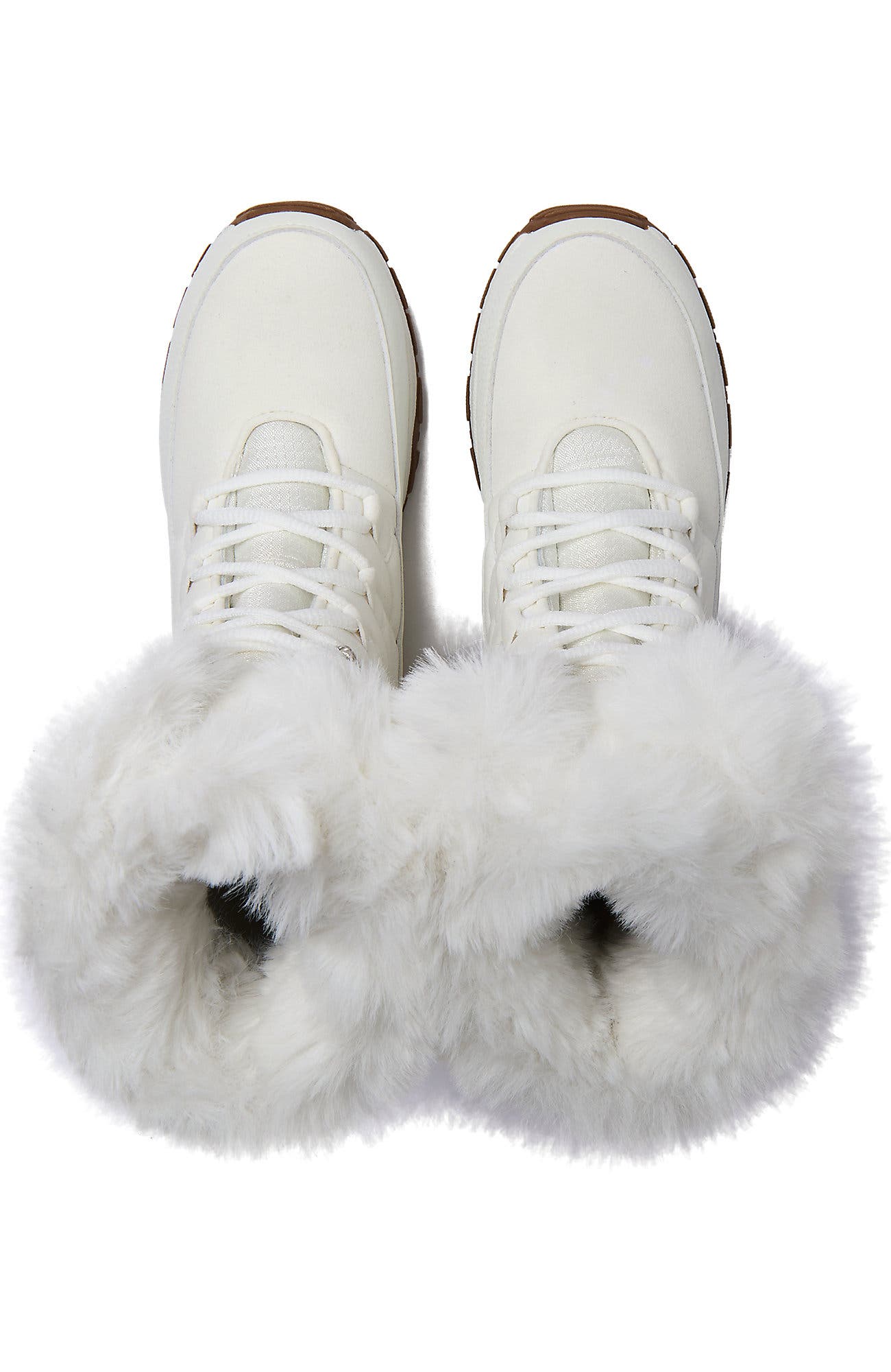 Wide Width Expedition Trail Waterproof Lace Up Snow Boots, Alternate, color, Whisper White