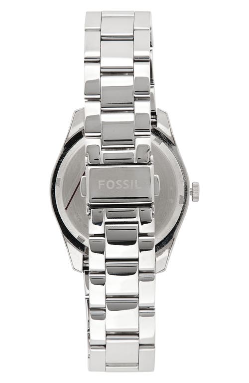 Fossil Riley Stainless Steel Bracelet Watch In Metallic