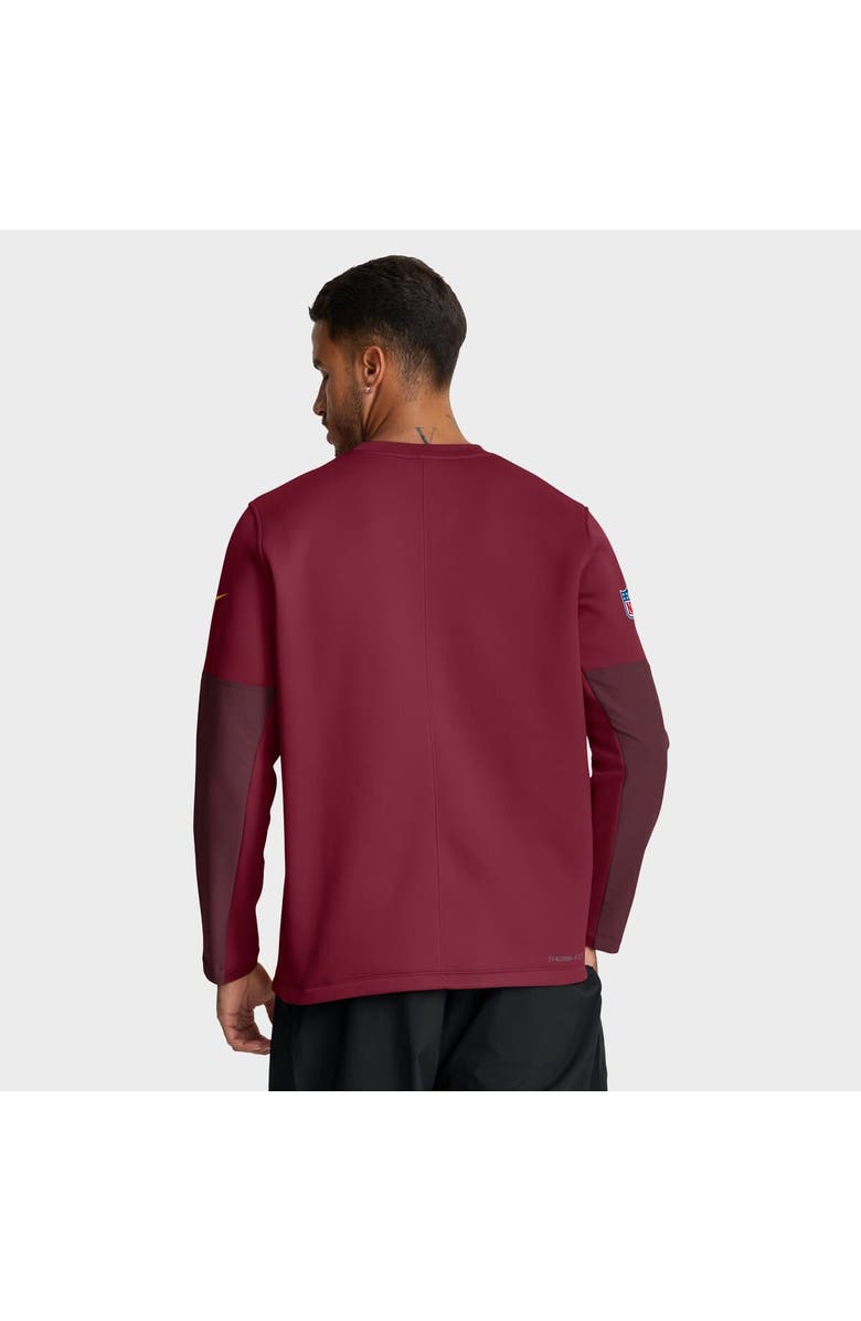Nike Men's Nike Burgundy Washington Commanders Sideline Scripted to Win Performance Long Sleeve T-Shirt, Alternate, color, Burgundy