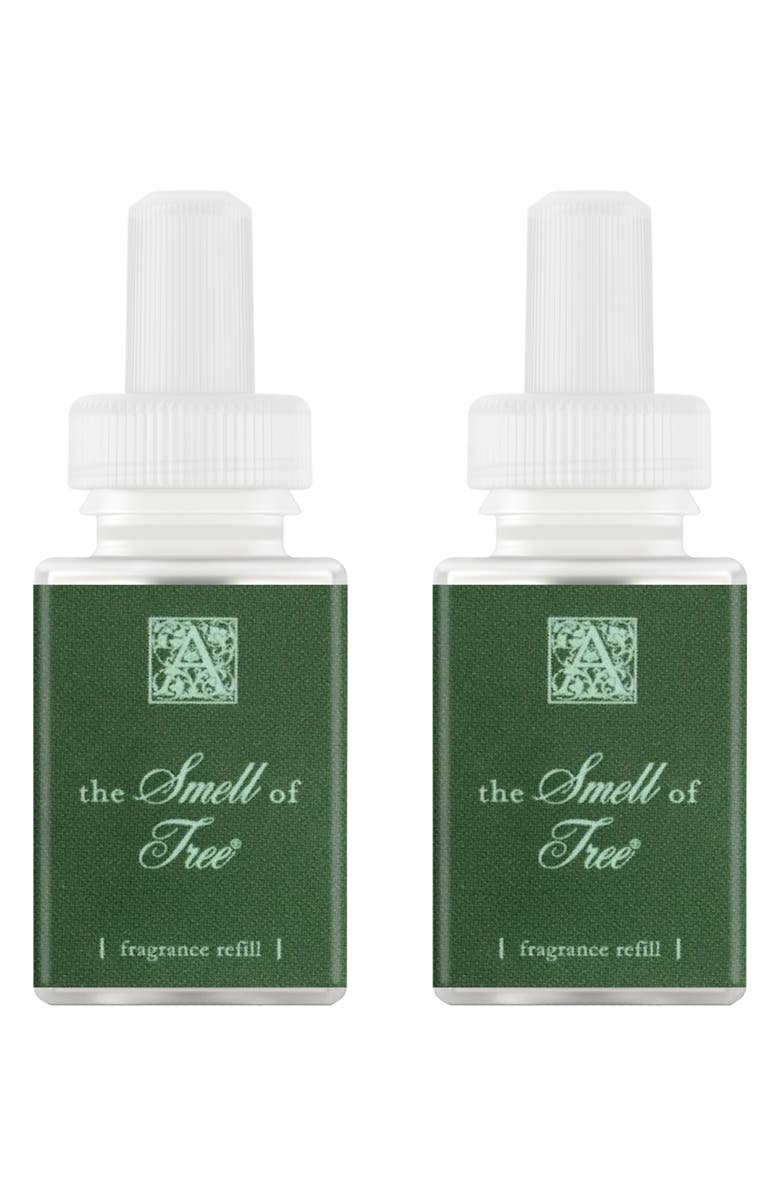 PURA x Aromatique The Smell of Tree 2-Pack Diffuser Fragrance Refills, Main, color, Green Multi