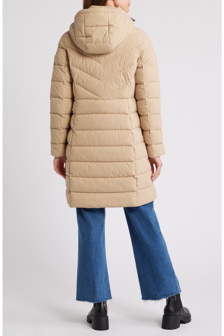 Packable 400 Fill Power Puffer Coat, Alternate, color, KHAKI