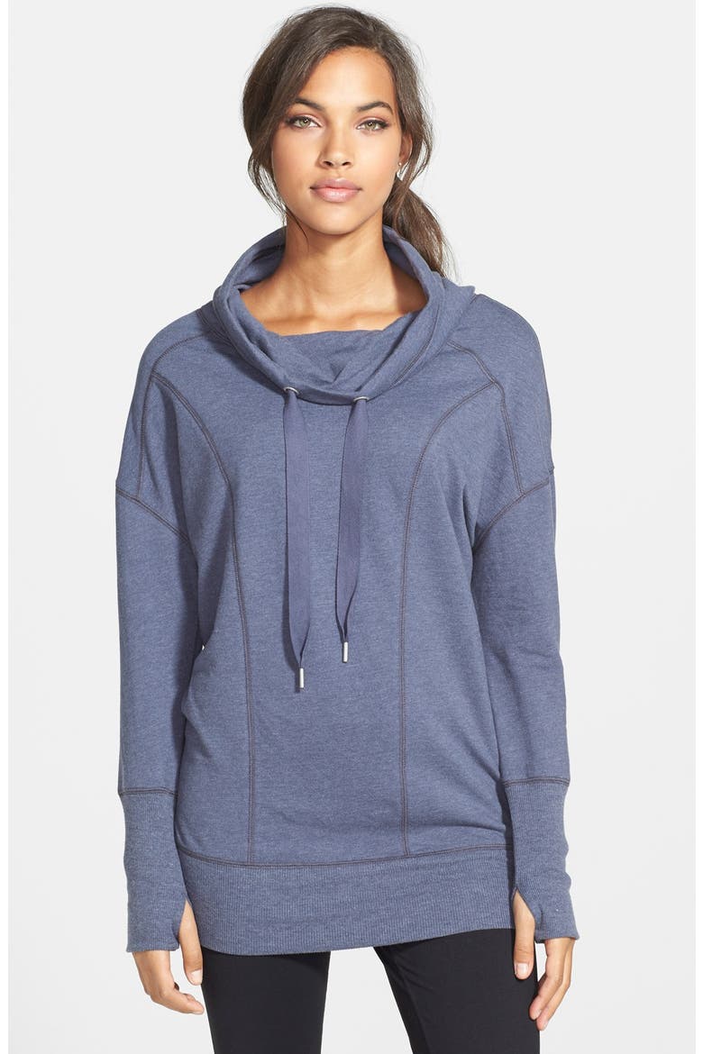 'Cherished Too' Tunic, Main, color, GREY SLATE HEATHER