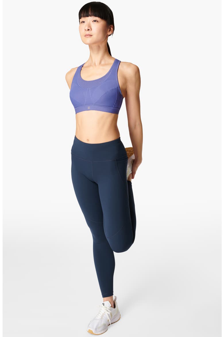 Ultra Run Sports Bra, Alternate, color, CORNFLOWER BLUE