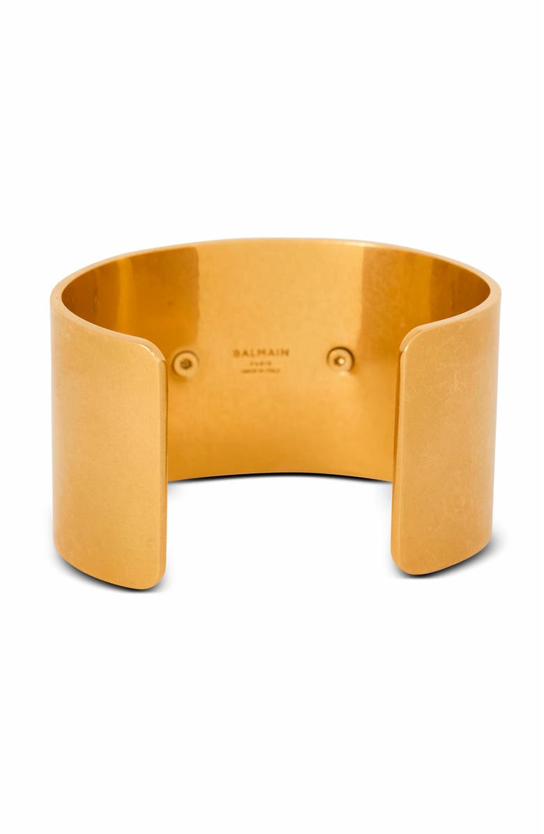 Balmain Brass Safety Pin Bracelet, Alternate, color,