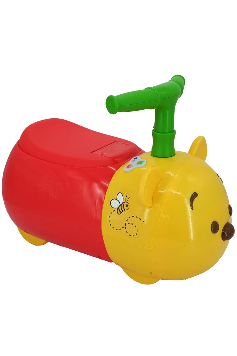 Lights & Sounds Zoom Ride-On Pooh Disney Vehicle, Main, color, Multicolored