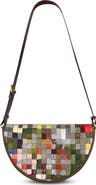 Dries Van Noten Embellished Silk & Viscose Shoulder Bag