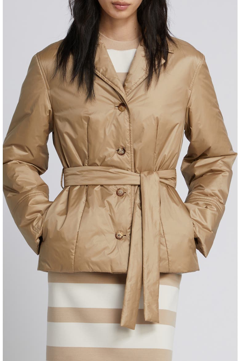 Sequoia Insulated Belted Jacket, Main, color, BEIGE