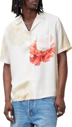 Fleur Short Sleeve Camp Shirt