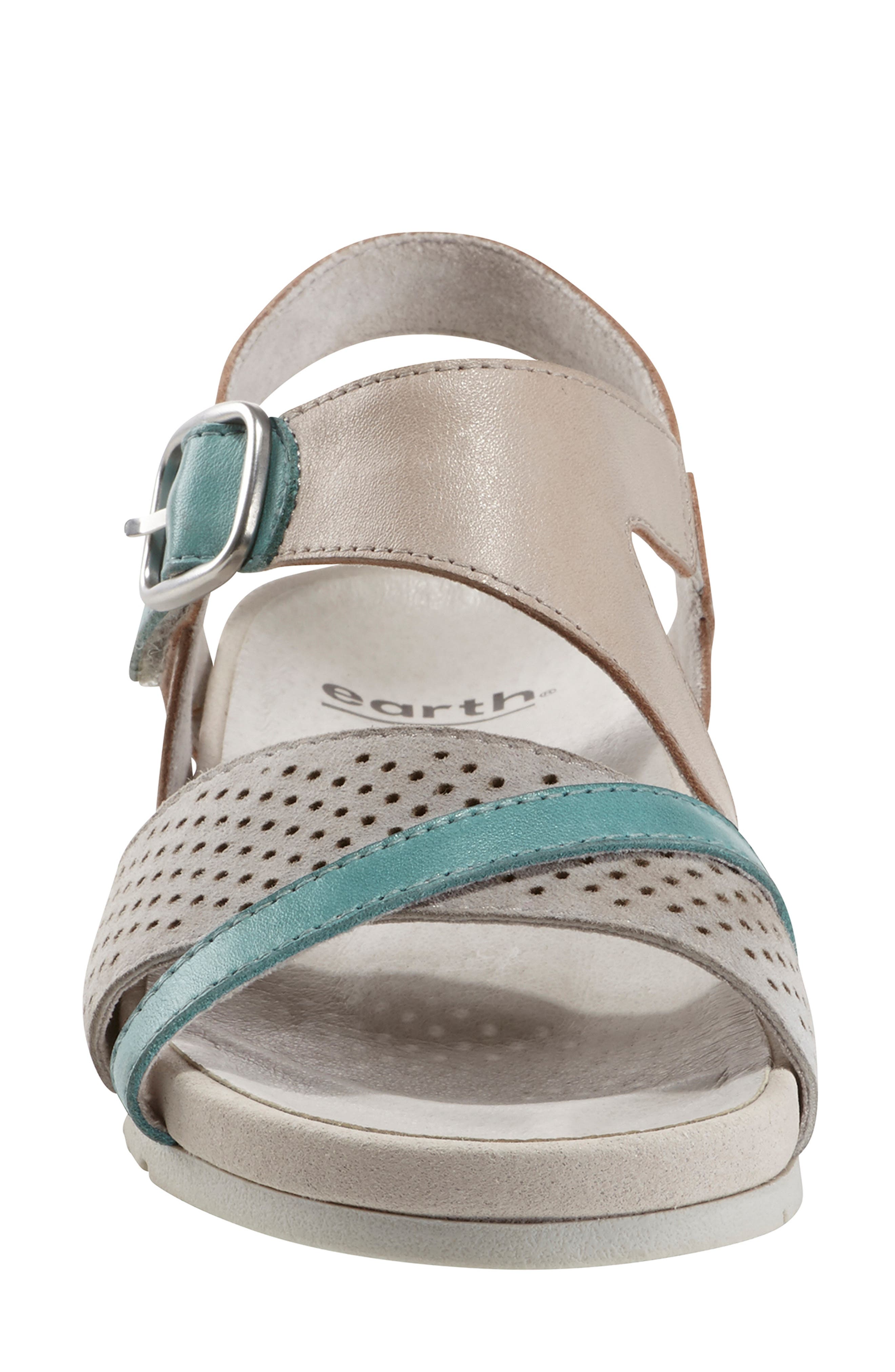 Laguna Sandal, Alternate, color, SILVER GREY LEATHER