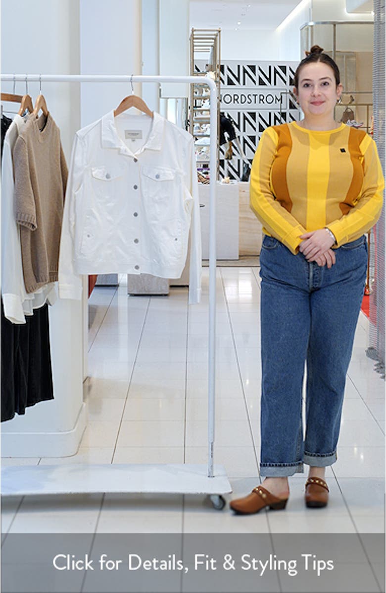 Classic Powerflex Knit Stretch Denim Jacket, sales video thumbnail