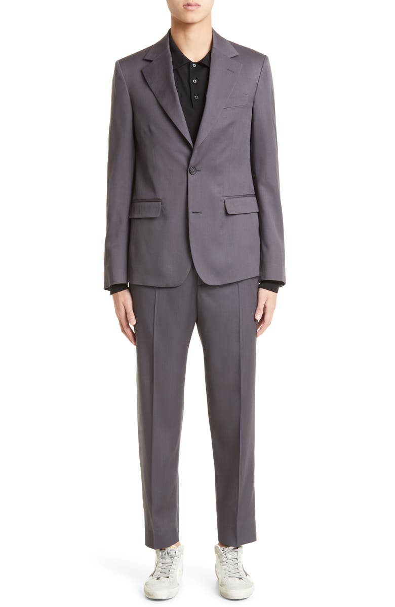 Golden Goose Journey Single Breasted Wool Sport Coat, Alternate, color, Grey