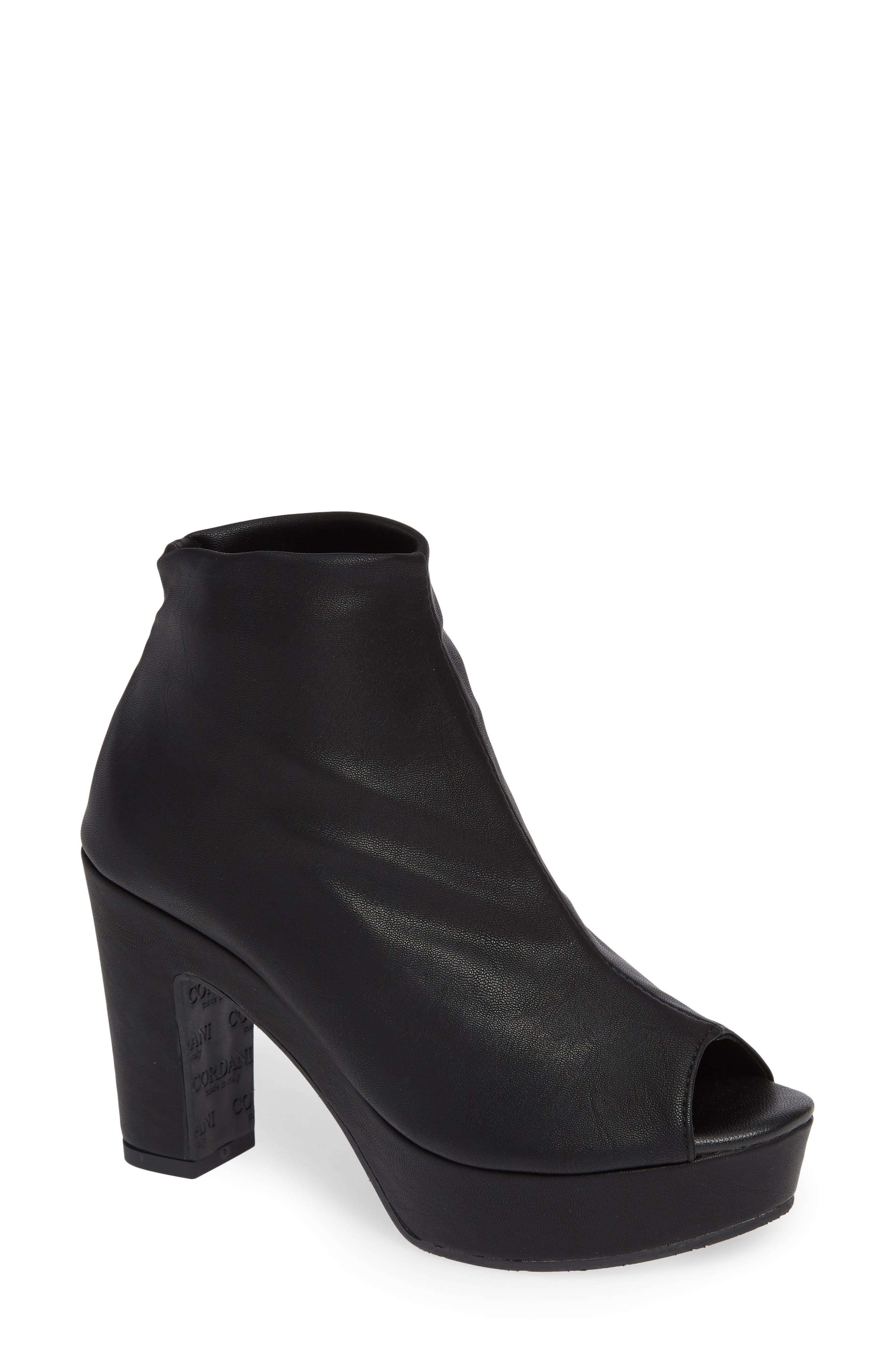 Cordani Tyra Peep Toe Platform Bootie, Main, color, 