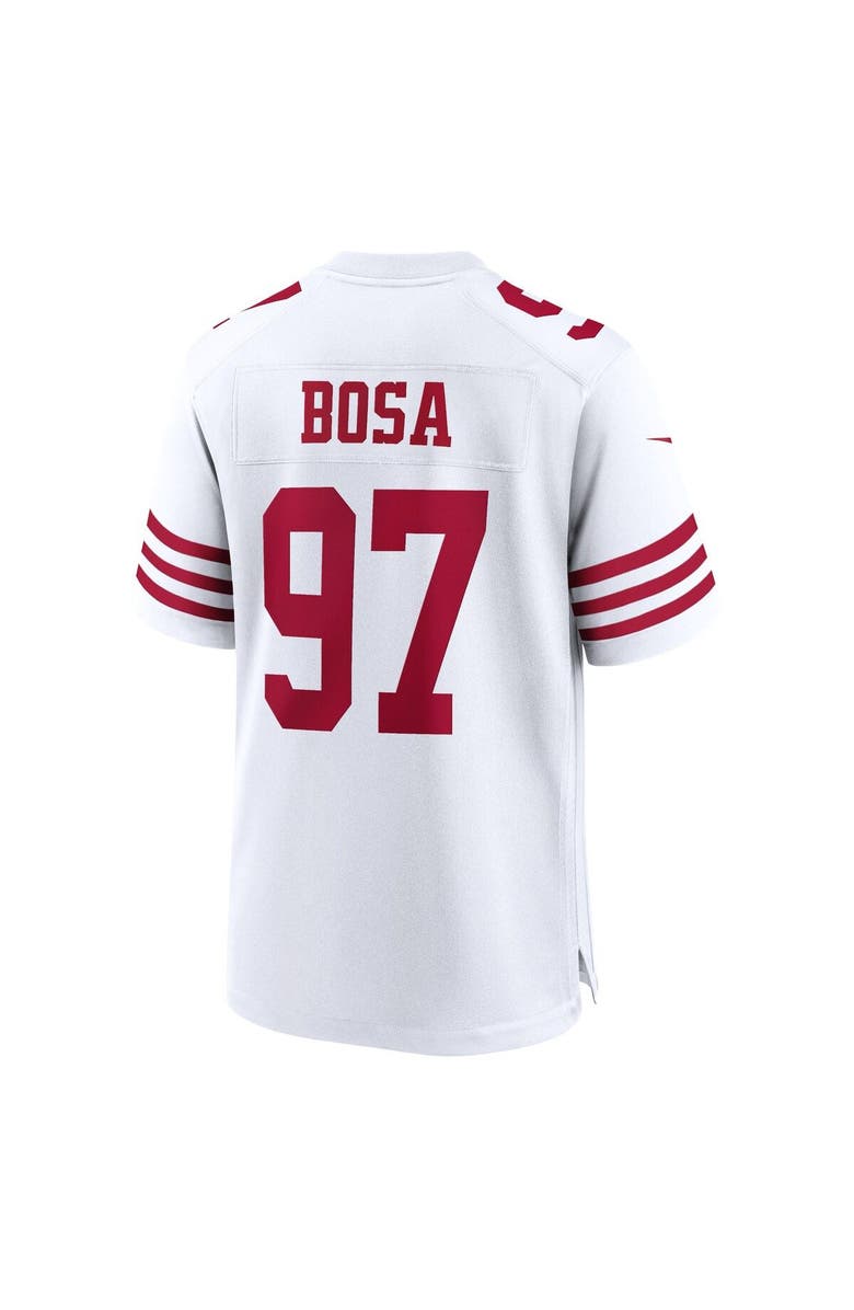 Nike Men's Nike Nick Bosa White San Francisco 49ers Player Game Jersey, Alternate, color, White