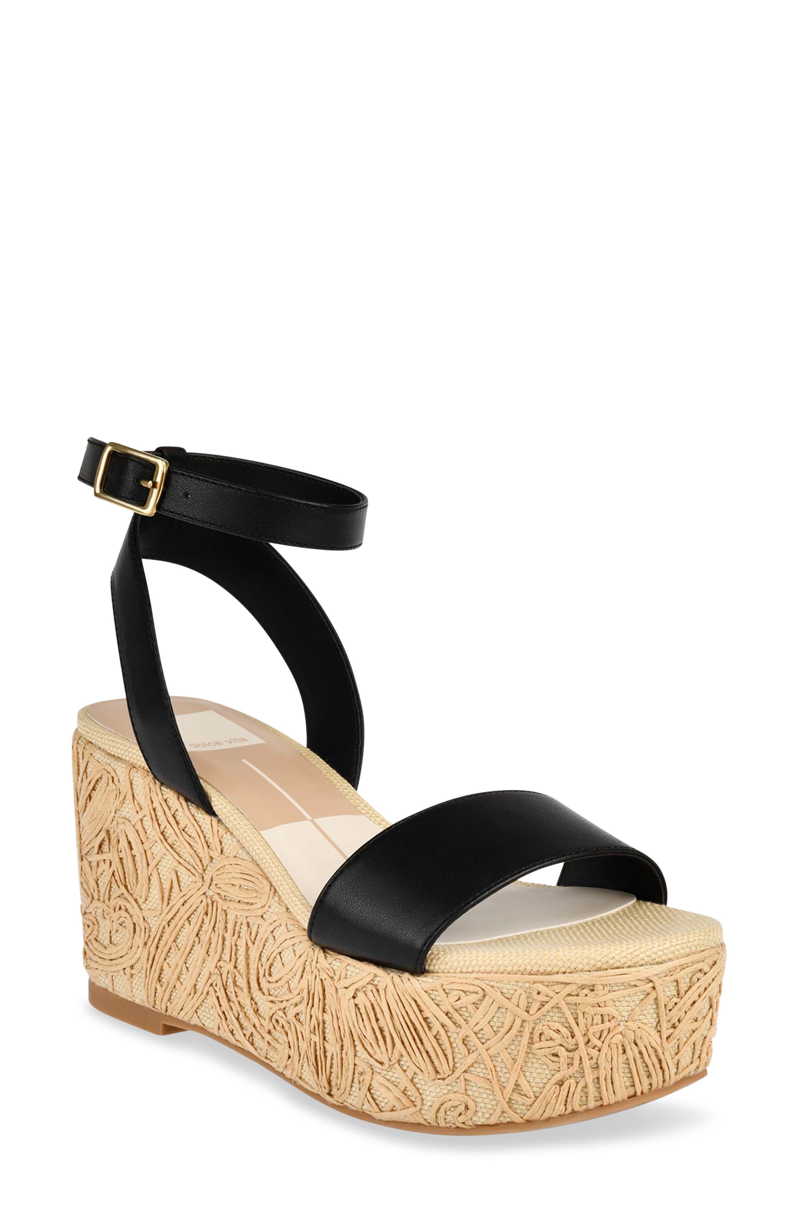 Dolce Vita Talisa Platform Wedge Ankle Strap Sandal, Main, color, 