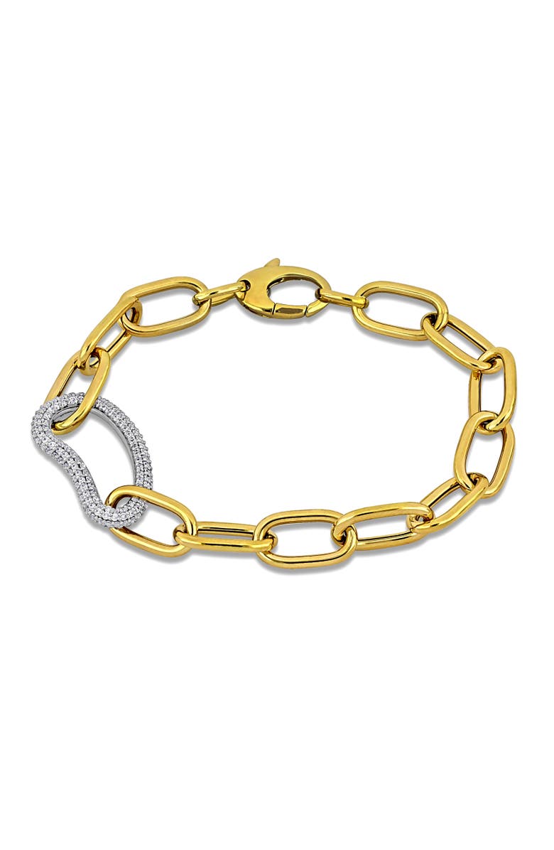 Julianna B. Diamond Link Chain Bracelet 14k, Main, color, 14K Gold