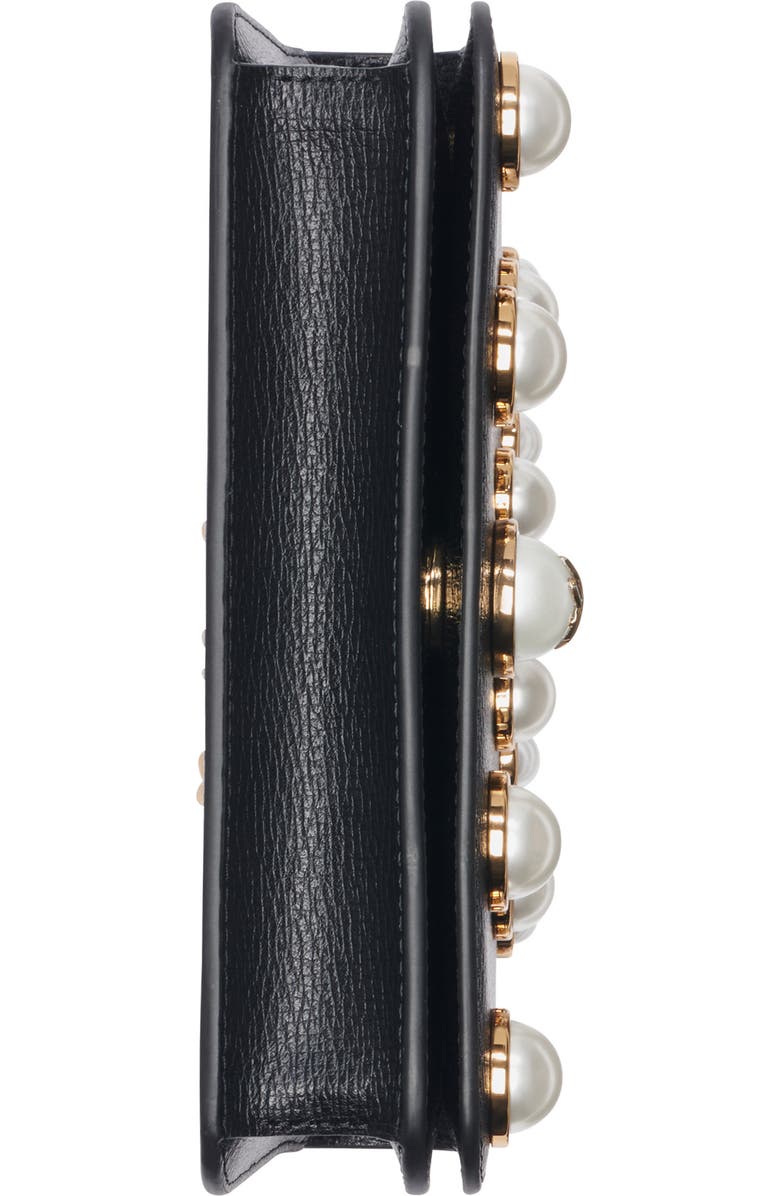 KARL LAGERFELD PARIS Kosette Shoulder Bag, Alternate, color, Black/ Gold