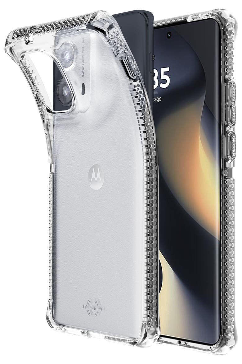 Spectrum_R Clear Case for Motorola Moto Edge, Alternate, color, Clear