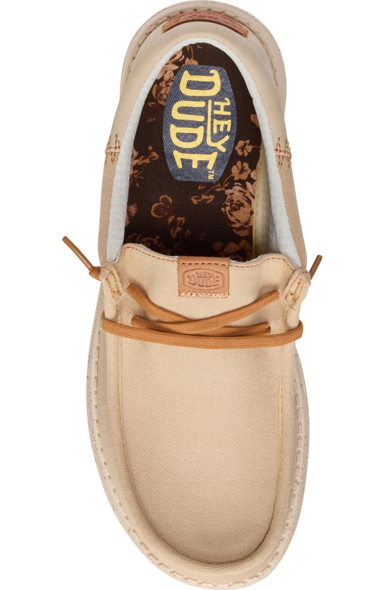 Hey Dude Wally Funk Denim Slip-On, Alternate, color, Incense