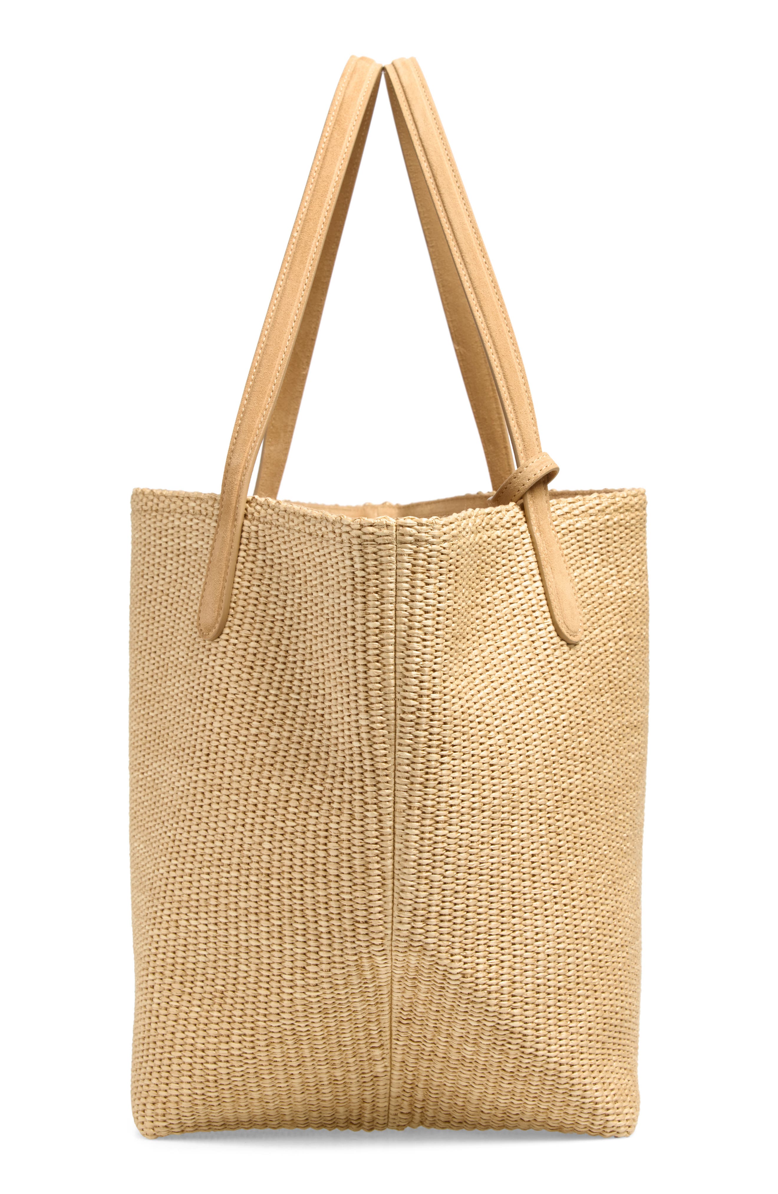 Everyday Soft Raffia Tote, Alternate, color, NATURAL