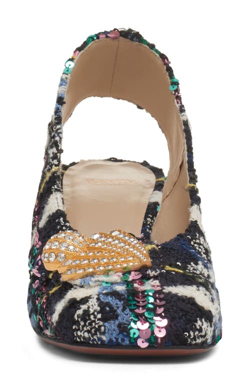 VALENTINO GARAVANI VALENTINO GARAVANI ADAMANTINE SLINGBACK PUMP