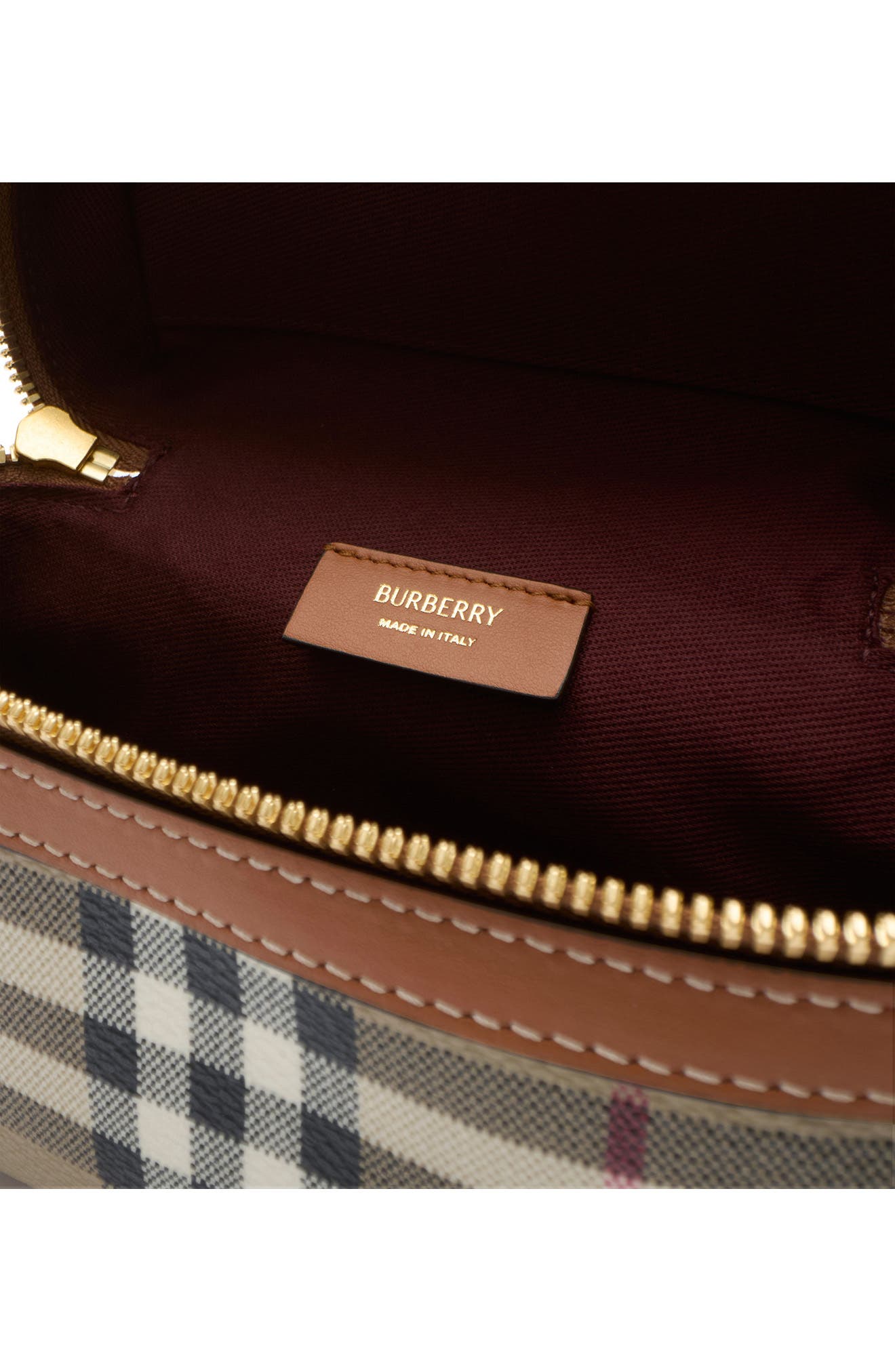 Mini Check Vanity Crossbody Bag, Alternate, color, ARCHIVE BEIGE