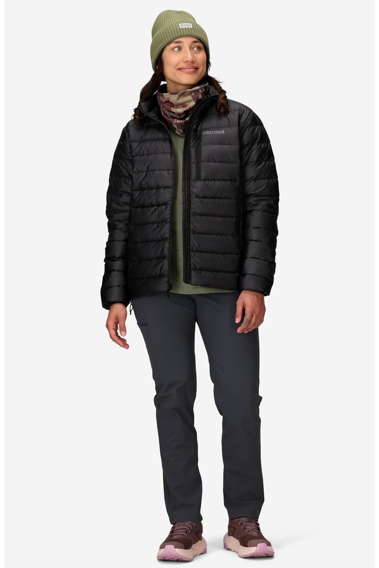 Highlander Quilted 700 Fill Power Down Puffer Jacket, Alternate, color, BLACK