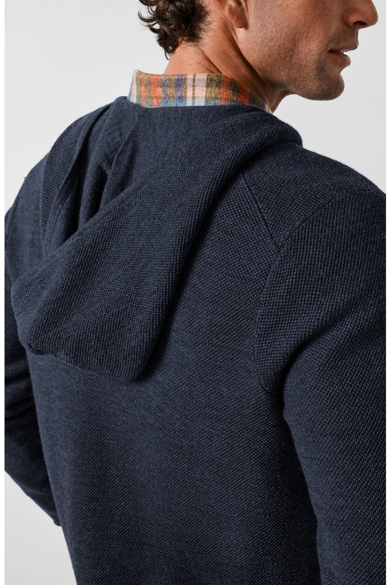 Destination Merino Wool Hoodie, Alternate, color, NAVY