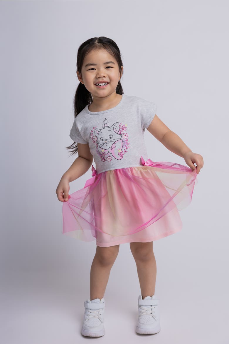 The Aristocats Marie Tutu Dress, Alternate, color, Marie Grey Pink