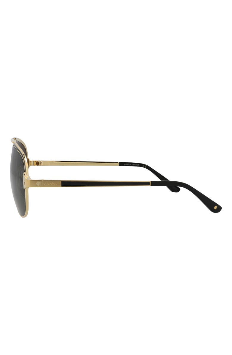 Cartier 60mm Aviator Sunglasses, Alternate, color,