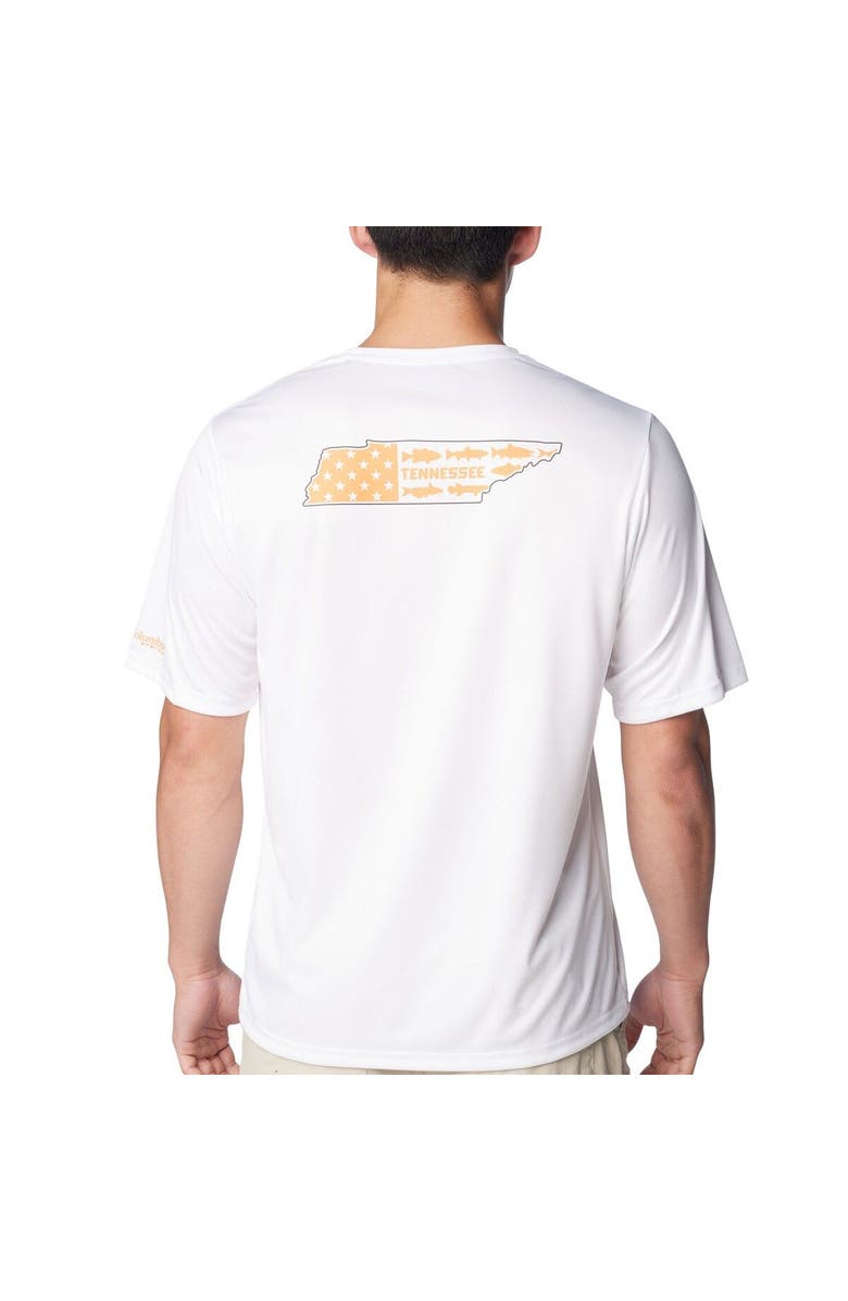 Columbia Men's Columbia White Tennessee Volunteers Terminal Tackle State Omni-Shade T-Shirt, Alternate, color, White
