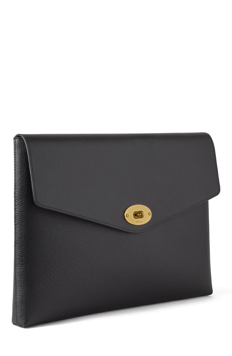Mulberry Darley Envelope Pouch, Alternate, color, Black