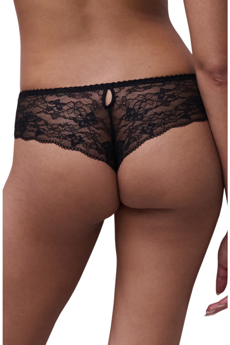 Kiss Cheeky Hipster Briefs, Alternate, color, BLACK
