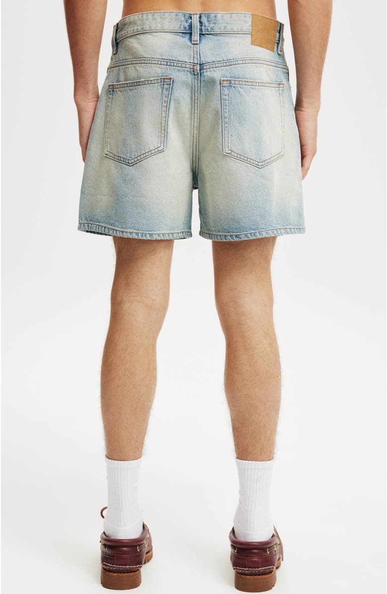 Cotton On Men's Denim Short Short, Alternate, color, Halen Blue