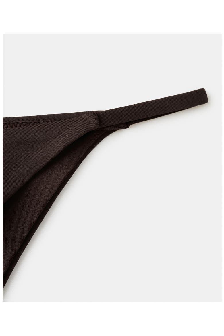 Scoop Front Bikini Bottoms, Alternate, color, BROWN