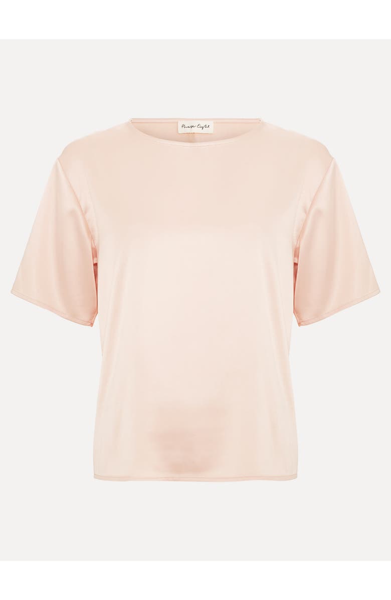 Phase Eight Francesca Satin Top, Alternate, color, Pale Pink