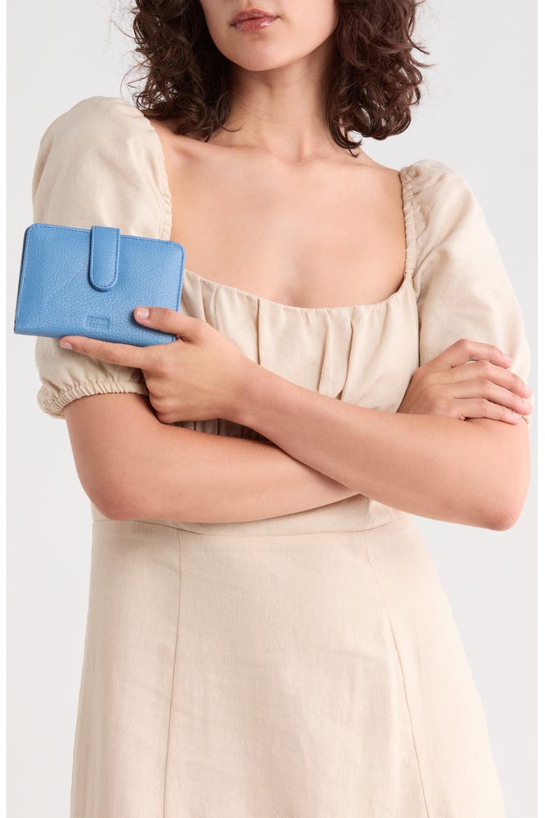 Campbell Leather Wallet, Alternate, color, MISTY BLUE