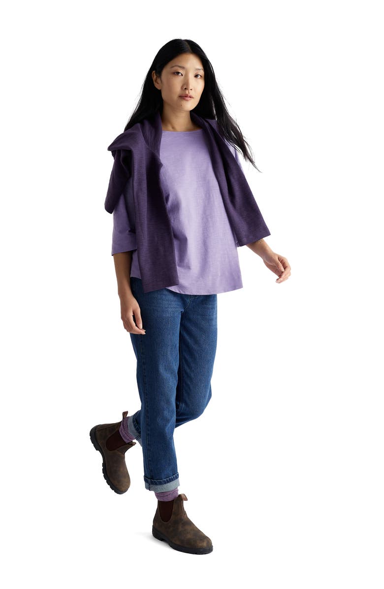 Seasalt Cornwall Tremayne Quay Organic Cotton Top, Alternate, color, Bellflower