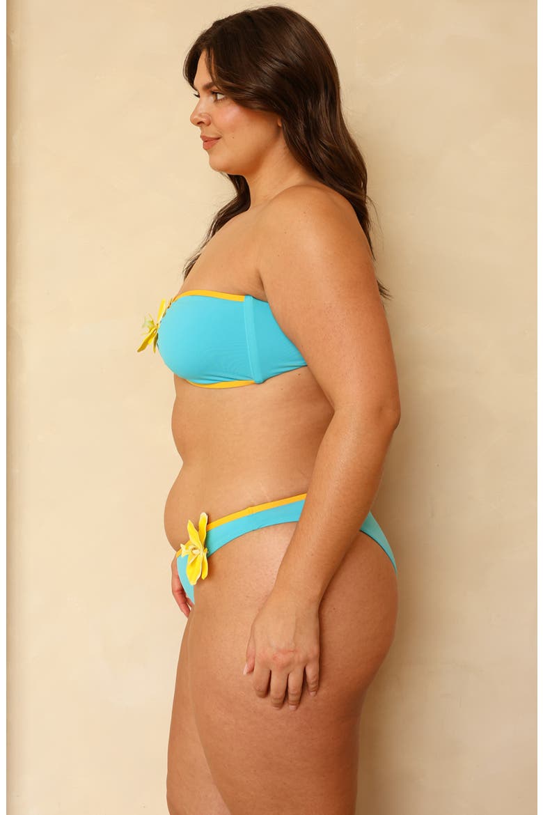Bloom Super Cheeky Bikini Bottom, Alternate, color, Razzle Blue