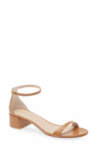 Stuart Weitzman Nudist Block Heel Sandal
