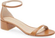 Stuart Weitzman Nudist Block Heel Sandal