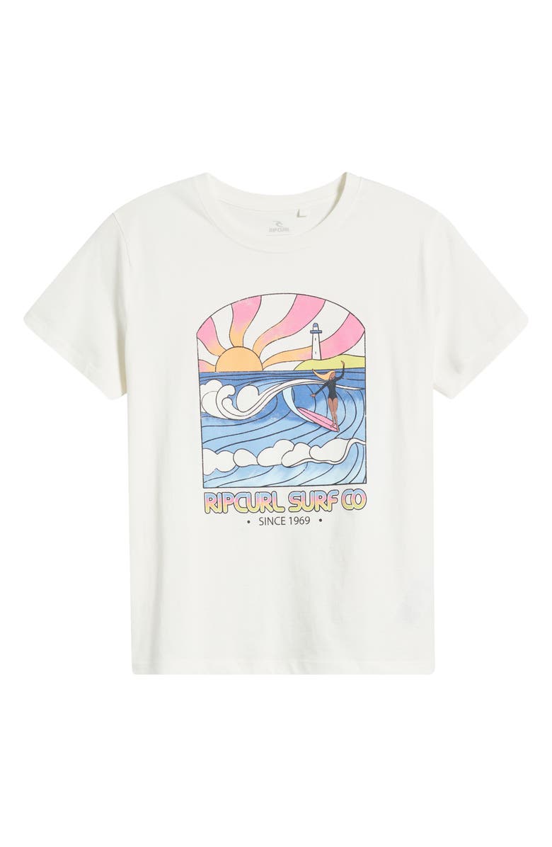 Rip Curl Stringers Standard Graphic T-Shirt, Alternate, color, Bone